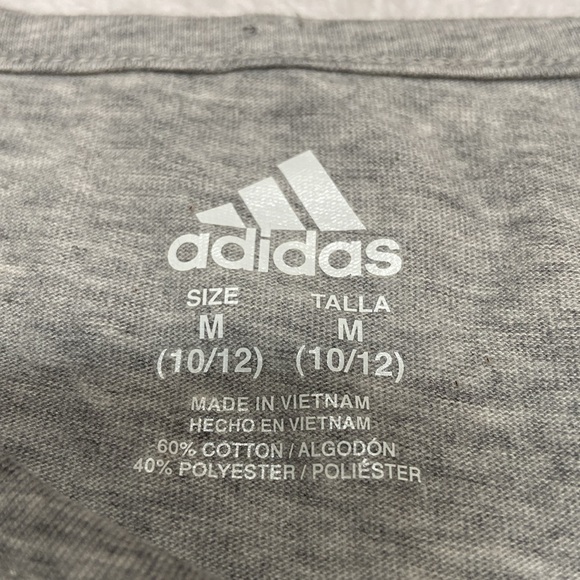 Girls ADIDAS Size M 10/12 Patriotic ADIDAS T-Shirt NWT - Picture 4 of 10